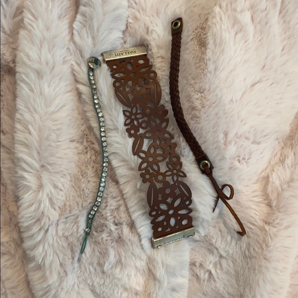 Leather bracelet bundle